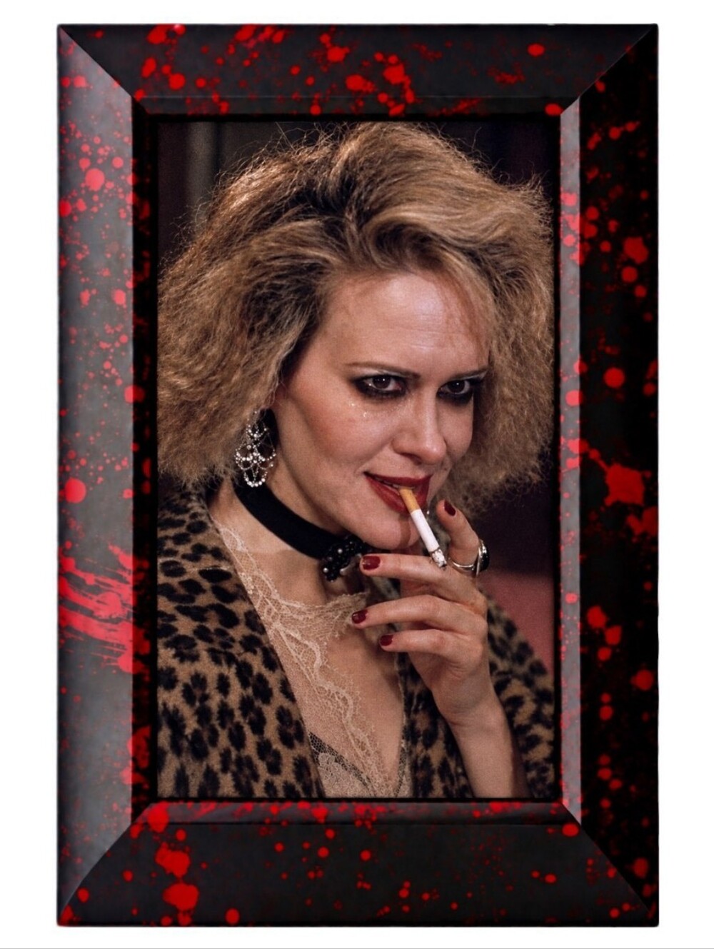 sarah paulson sally american horror Story Ahs HOTEL Goth Gothic Framed Art DECO